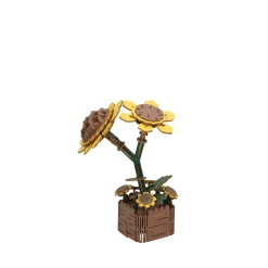 Houten 3D Bouwpakket Zonnebloemen - 121dlg.> Discount