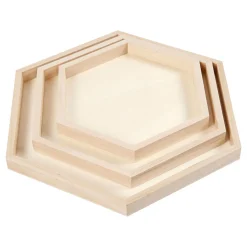 Houten Dienbladen Divers, Set van 3-Creativ Company Best