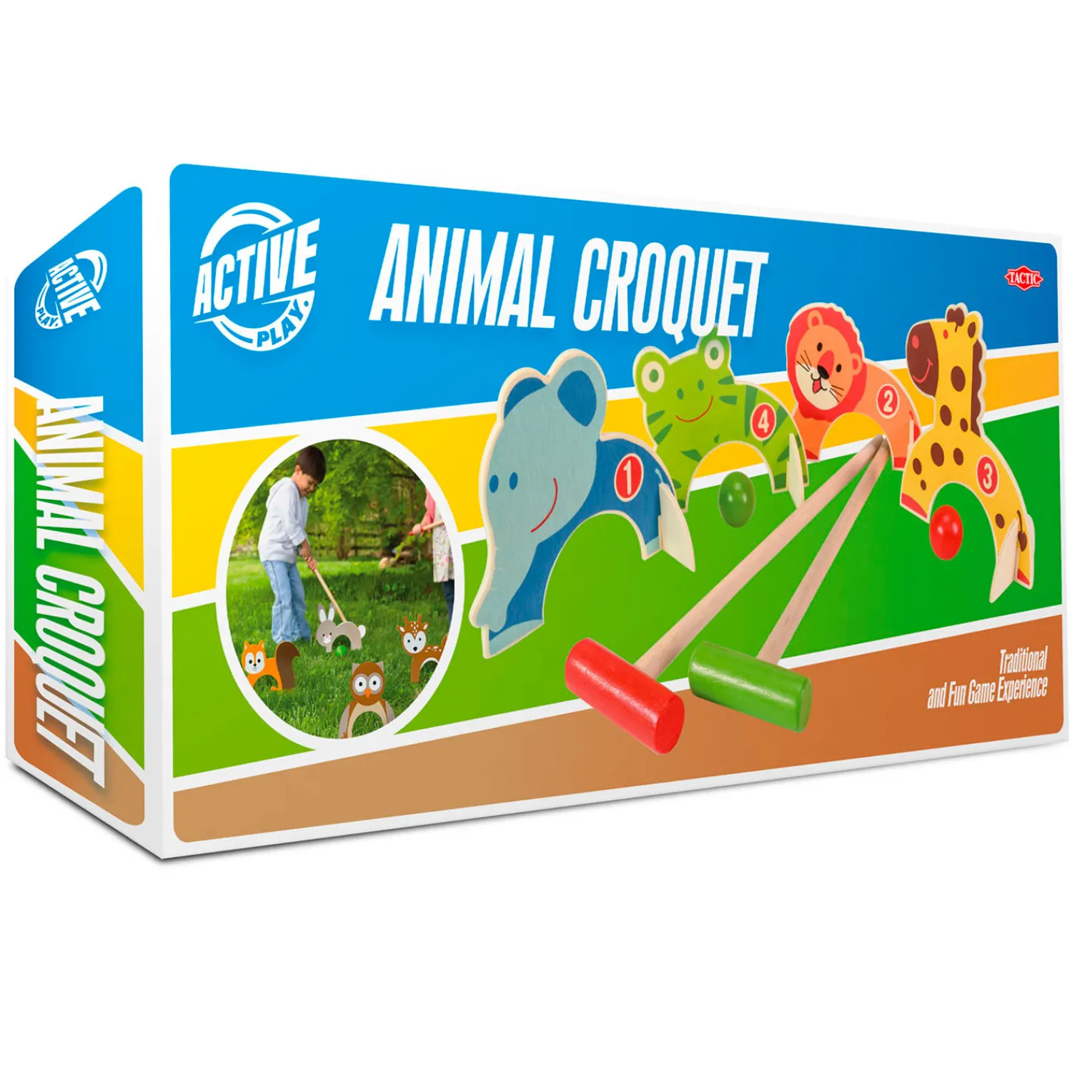 Tactic Houten Dieren Croquet Set Online