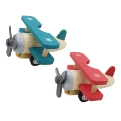 Houten Dubbeldek Vliegtuig> Discount