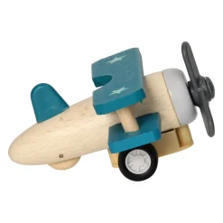 Houten Dubbeldek Vliegtuig><noscript><img width=