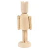 Creativ Company Houten Figuur met Kroon, 13cm Outlet