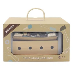 Houten Gereedschapskist Draagbaar, 17dlg.- Sale