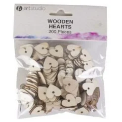 Houten Hartjes Decoratie- Discount