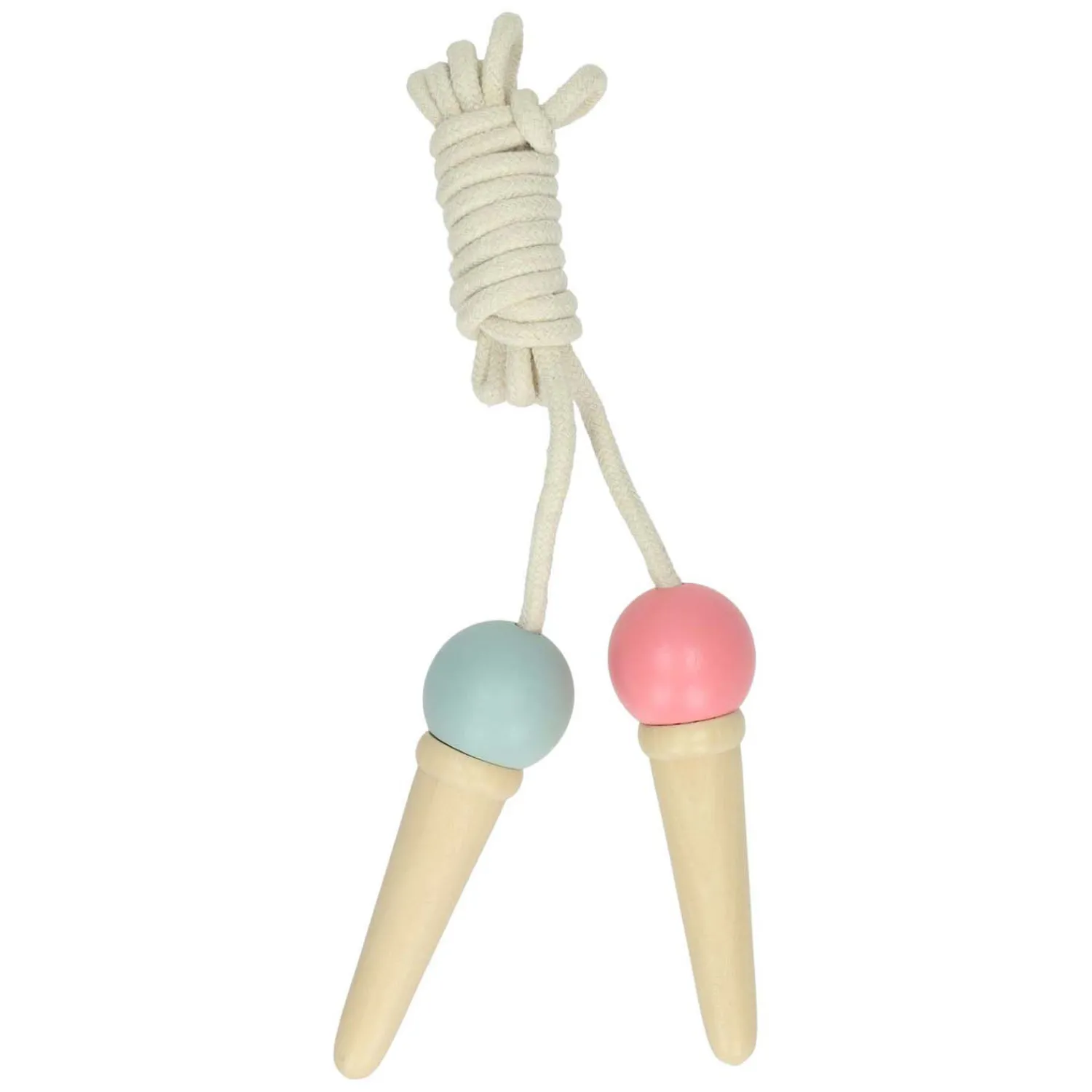 Houten Ijsjes Springtouw, 200cm- Hot