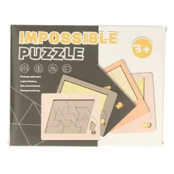 Houten Impossible Denkpuzzel- Outlet