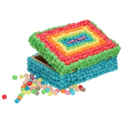 Houten Kaarten Kist met 2 Vakken en Klepdeksel-Playwood Discount