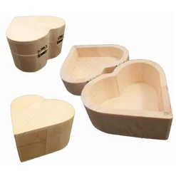 Playwood Houten Kistje Hartvorm, 10cm Discount