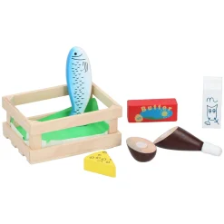 Houten Kistje Vis/Vlees>