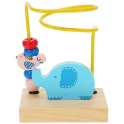 Houten Kralen Doolhof - Olifant> Hot