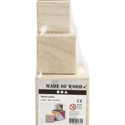 Houten Kubussen, Set van 3-Creativ Company Outlet