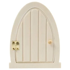 Houten Miniatuur Deur met Scharnieren, 13x10cm-Creativ Company Sale