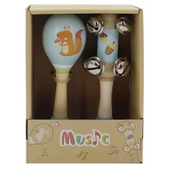 Houten Muziekinstrumenten Set, 2dlg. Sale