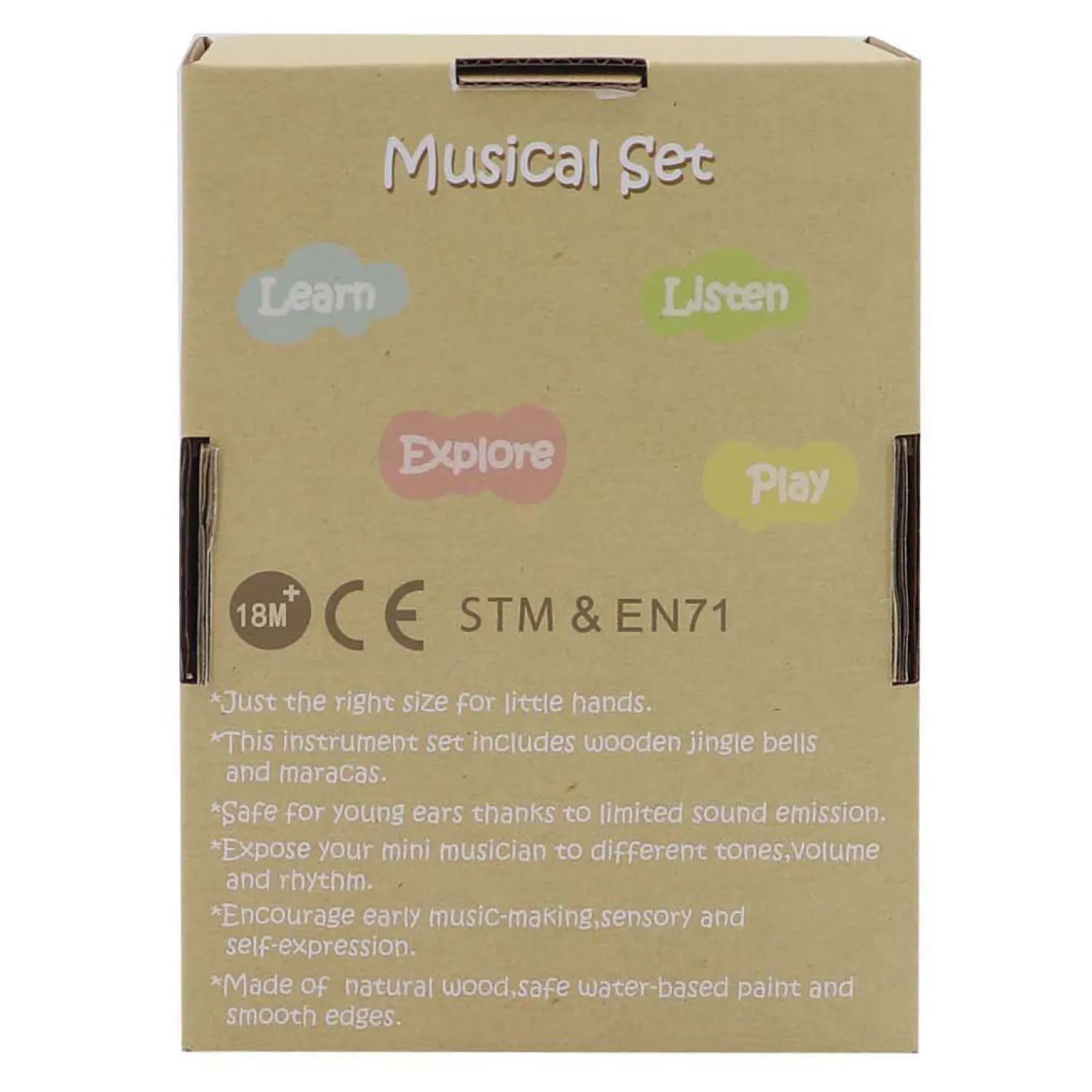 Houten Muziekinstrumenten Set, 2dlg. Sale