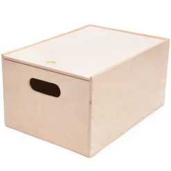 Houten Opbergkist met Schuifdeksel- Online