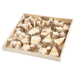 Houten Ornamenten Kerst Thema, 90st.>Creativ Company New