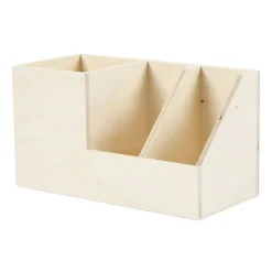Houten Pennenbak, 3 Vakken>Creativ Company