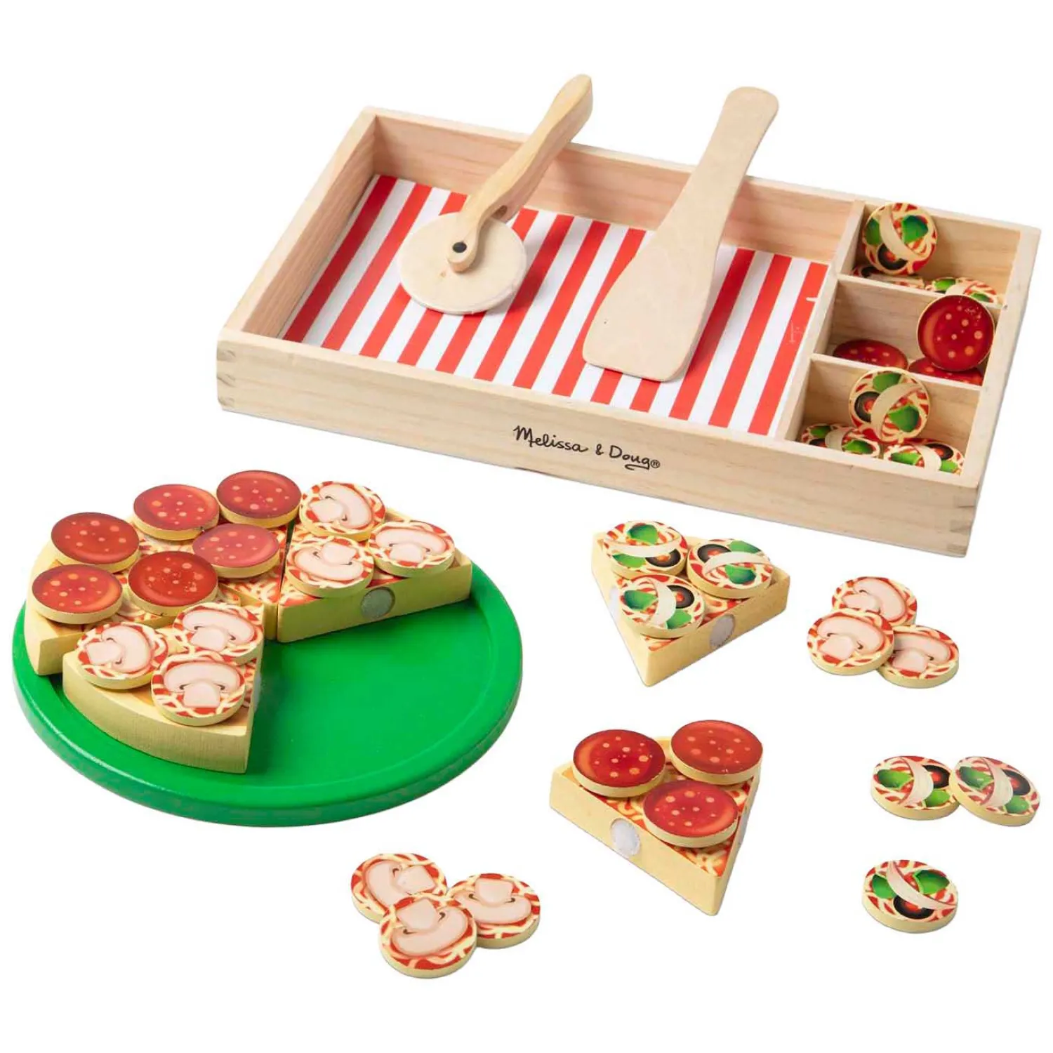 Houten Pizza Party Speelset - 36dlg.>Spin Master Sale