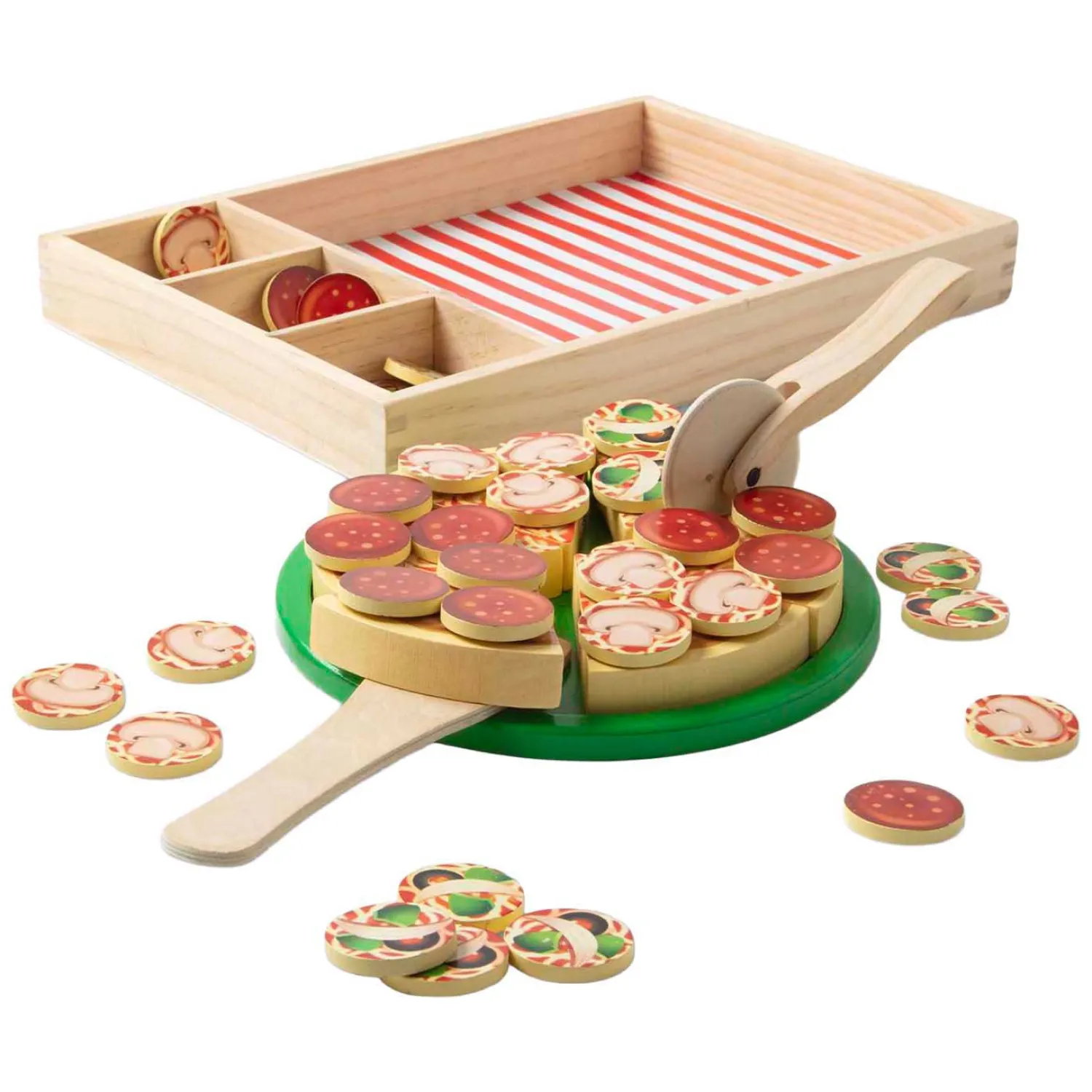 Houten Pizza Party Speelset - 36dlg.>Spin Master Sale