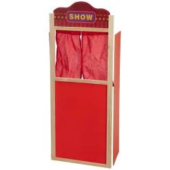 Houten Poppenkast, 90cm- Best