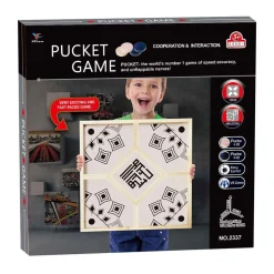 Houten Puck Schietspel - 4 Spelers- Online