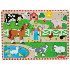 Spin Master Houten Puzzel met Geluiden - Old MacDonald's Boerderij New