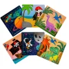 Houten Puzzel (Ruimte, Piraat of Dinosaurus)>Duckiez Best