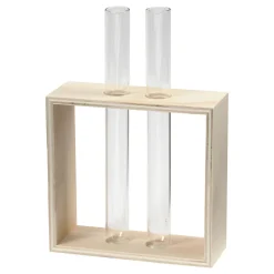 Houten Rek met Reageerbuizen, 3dlg.>Creativ Company