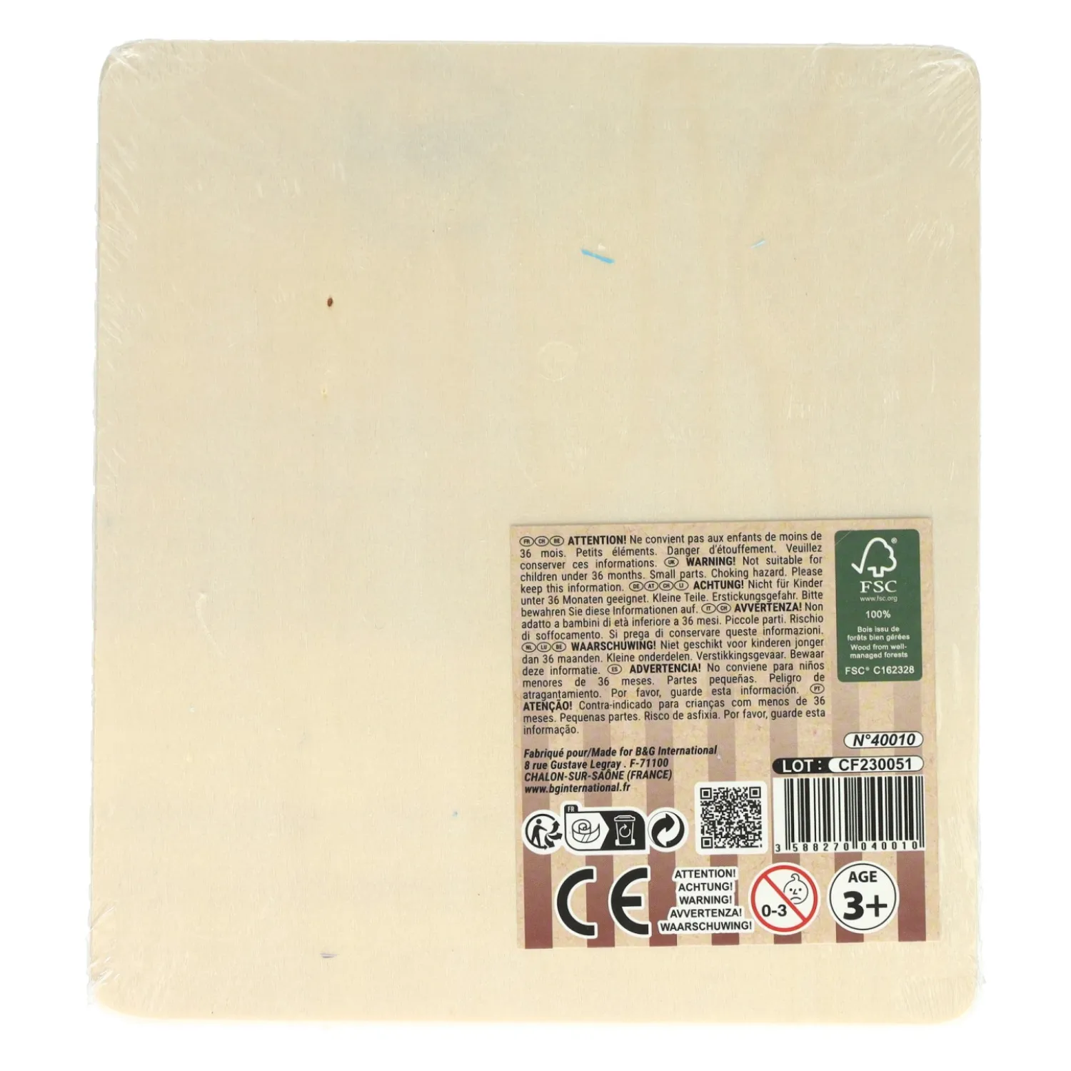 Houten Schuifpuzzel Dino, 15st.- Clearance