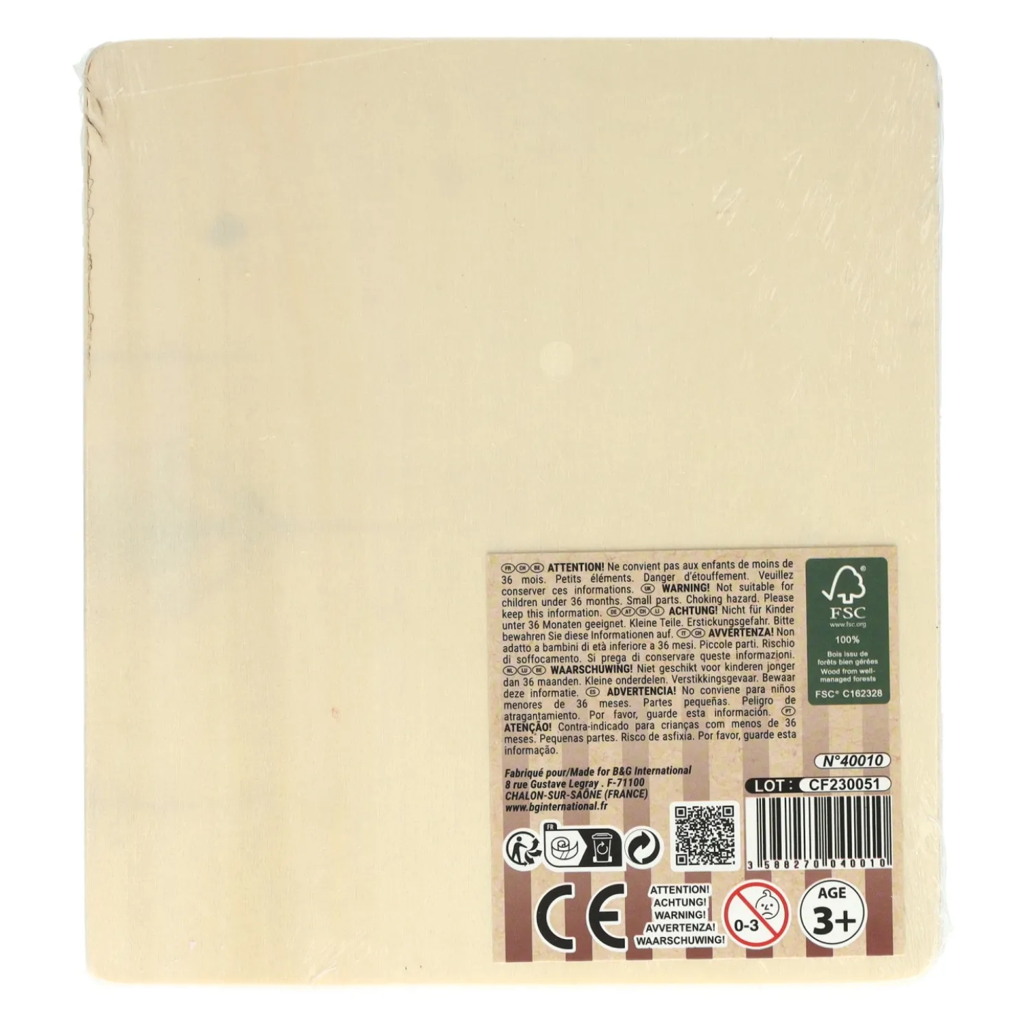 Houten Schuifpuzzel Eenhoorn, 15st.>