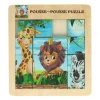 Houten Schuifpuzzel Wilde Dieren, 15st.>