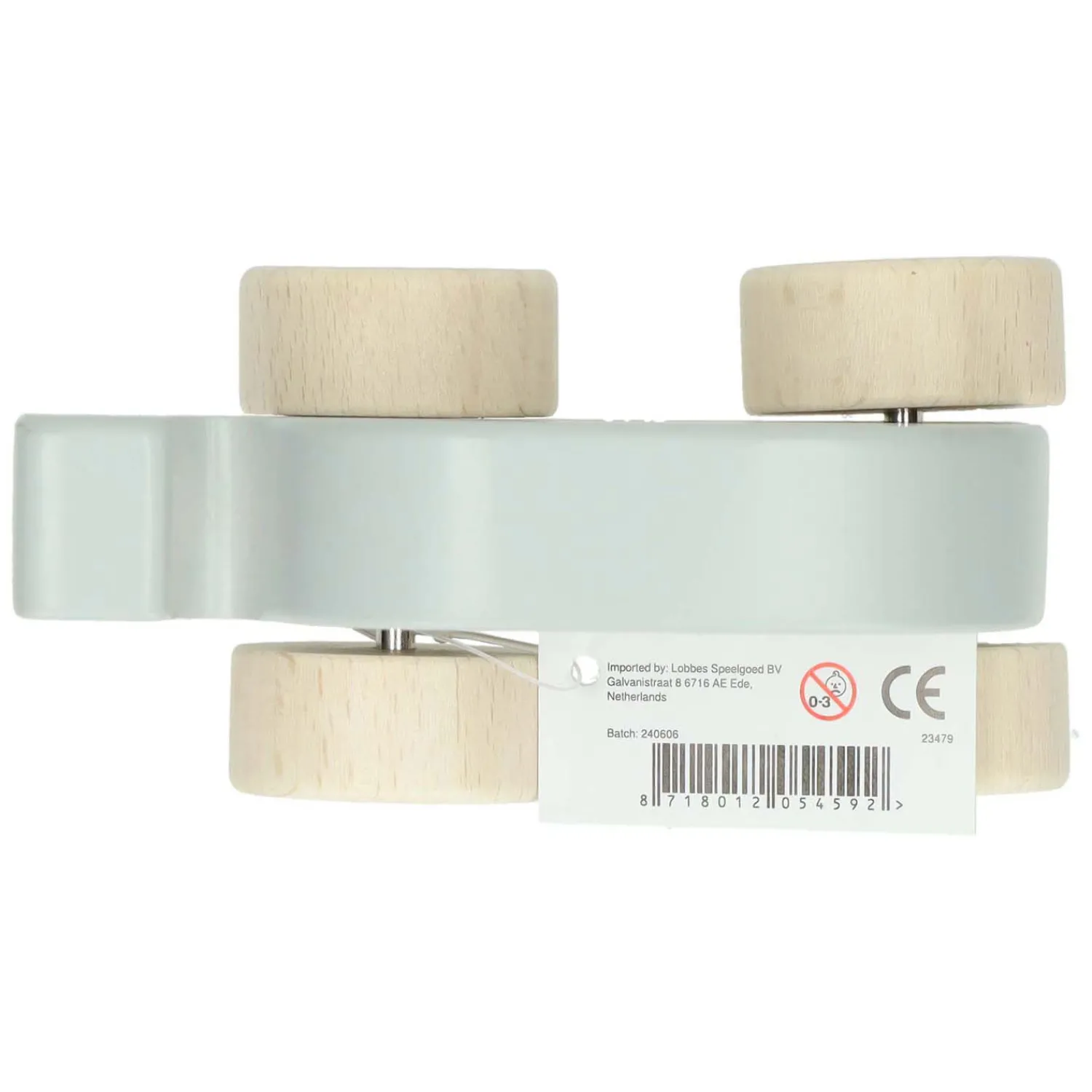 Houten Speelfiguur - Olifant op Wielen