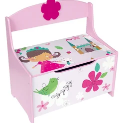 Houten Speelgoedbank Roze-Playwood Outlet