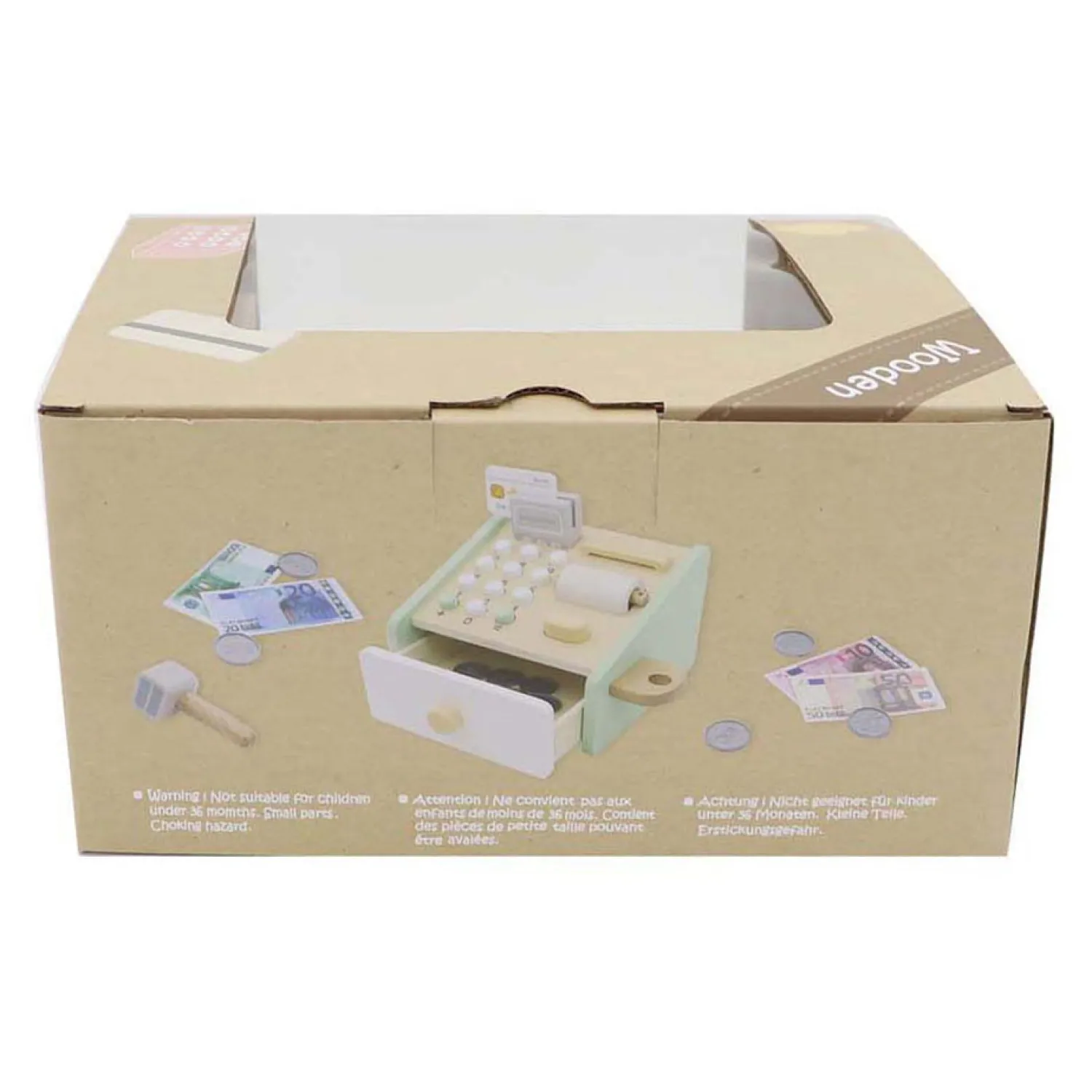 Houten Speelgoedkassa met Accessoires Outlet