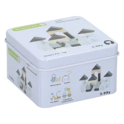 Houten Spelletje in Blikje - Bouwblokken-