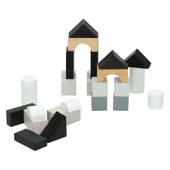 Houten Spelletje in Blikje - Bouwblokken-