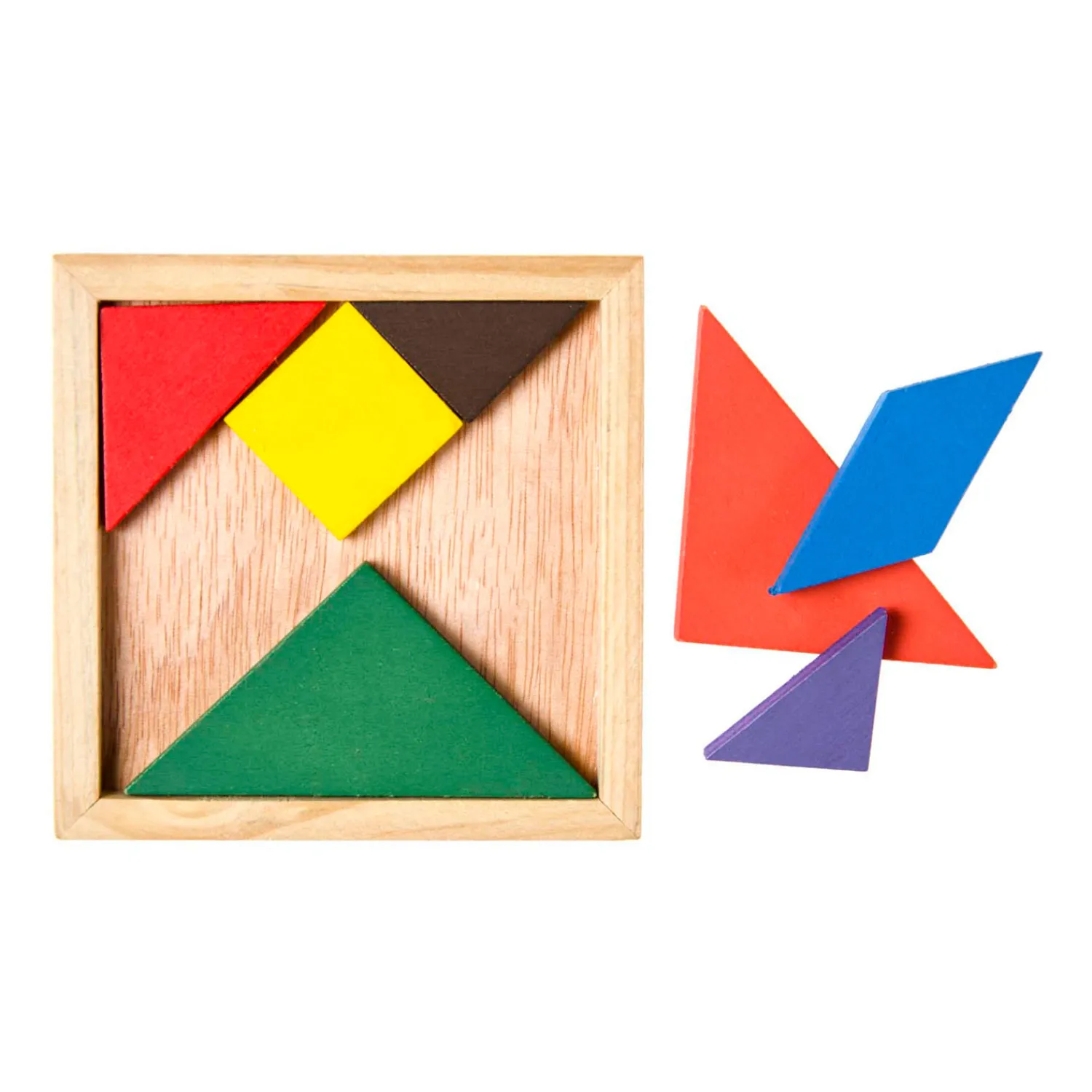 Duckiez Houten Tangram Puzzel, 7st. Discount