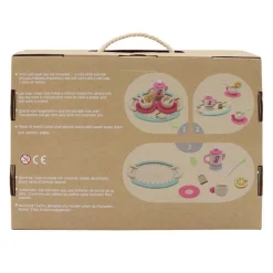 Houten Theeservies Speelset, 10dlg. Clearance