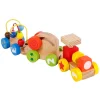 Houten Trein met Activiteiten Wagons, 3dlg.- Hot