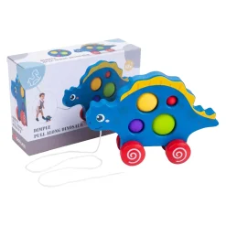 Houten Trekfiguur Dino Discount