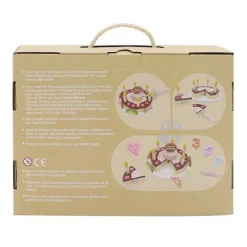 Houten Verjaardagstaart, 27dlg.><noscript><img width=