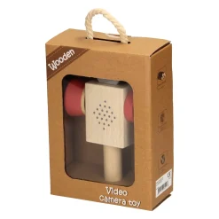 Houten Videocamera - Rood- Best