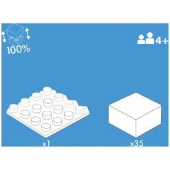 Hubelino Blokpuzzel Dinosaurus Wereld - 35st. Hot