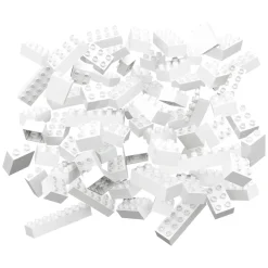 Bouwstenen Wit - 60dlg.-Hubelino Sale