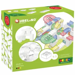 Bouwstenen Wit - 120dlg.-Hubelino Outlet