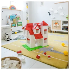 Hubelino Dakpannenset Bouwblokjes - 68dlg. Hot