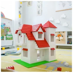 Hubelino Dakpannenset Bouwblokjes - 68dlg. Hot