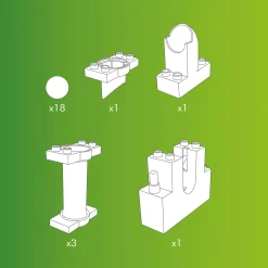 Hubelino Knikkerbaan Uitbreidingsset Lift, 24dlg. Online
