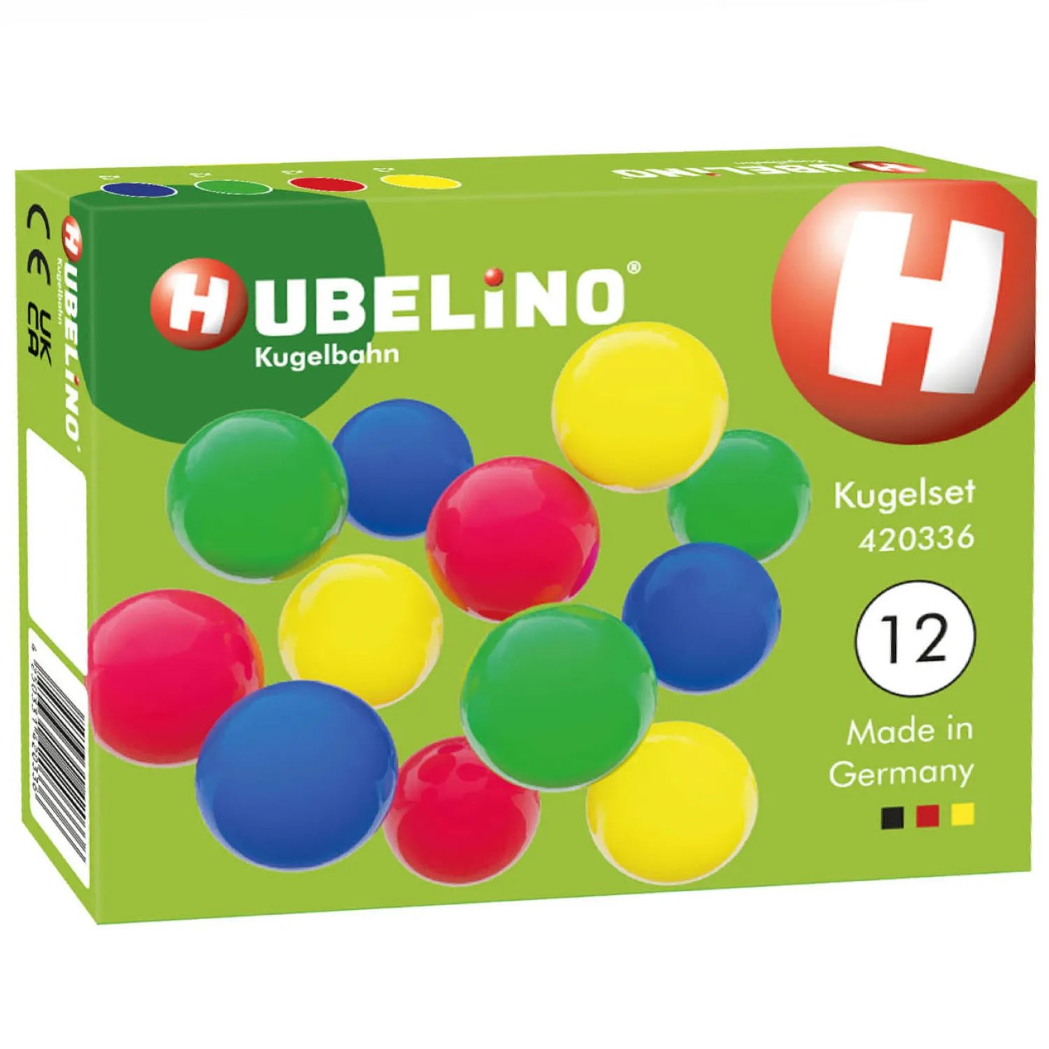 Hubelino Knikkers Kunststof - 12st. Hot