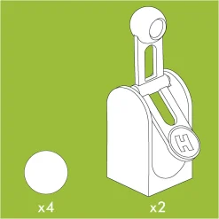 Zwaartekracht Hamer, 6dlg.-Hubelino Sale